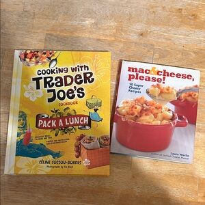 Cooking with Trader Joe's and Mac & Cheese Please Cookbooks